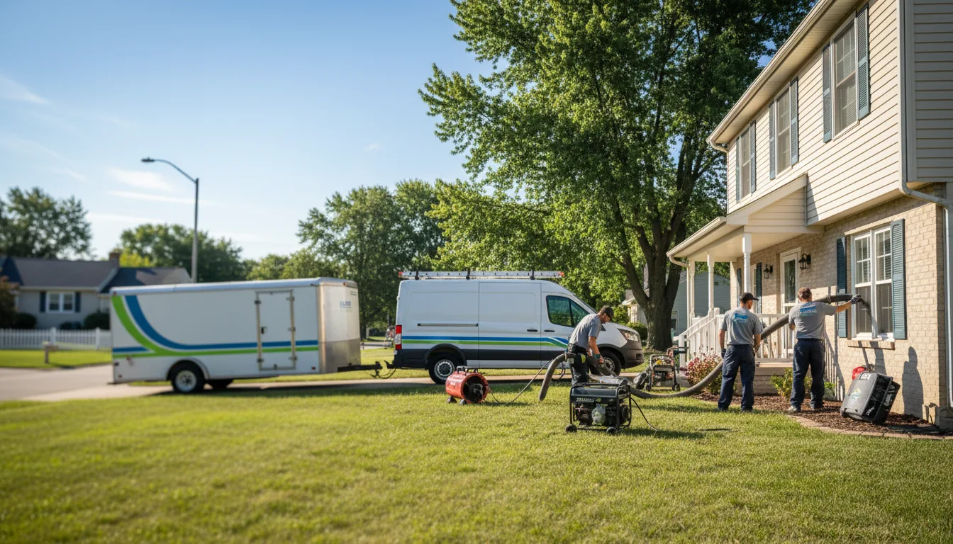 Flooded Basement Restoration And Cleanup With Repair in Ness City, KS near me